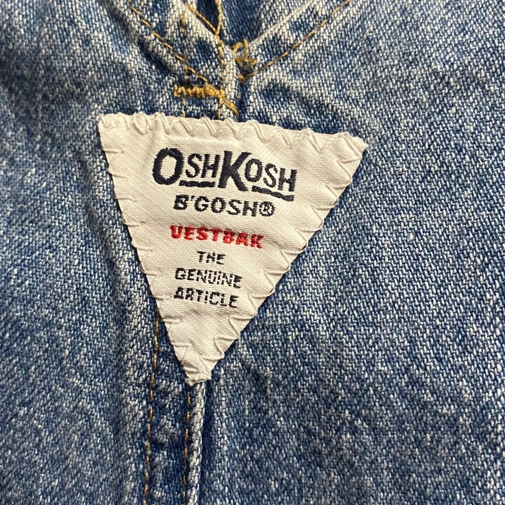 OshKosh B’Gosh Vestbak Overalls Denim, 1990s, Oshkosh Trusts Tide, 4T, Vintage